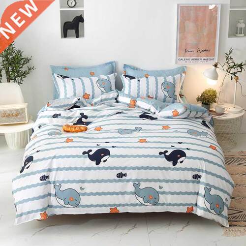 Kuup Cute Crtoon Bedding Set Soft Bed Linen Sheet Ct Duvet