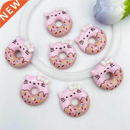 10pcs/lot kawaii resin Cute Doughnut cake flatback cabochons