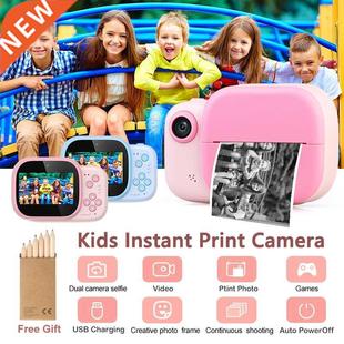 Children Instant Print Camera Thermal Printing Dual Cameras