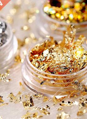 Gold Silver Foil Paper 3D Irregular Aluminum Sticker  Man