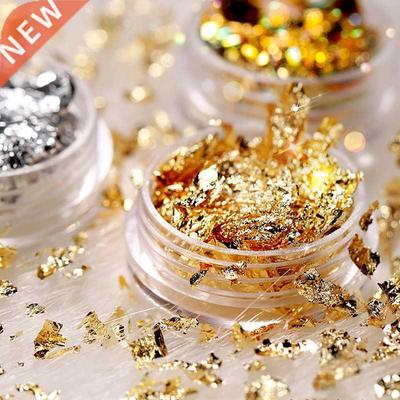 Gold Silver Foil Paper 3D Irregular Aluminum Sticker  Man