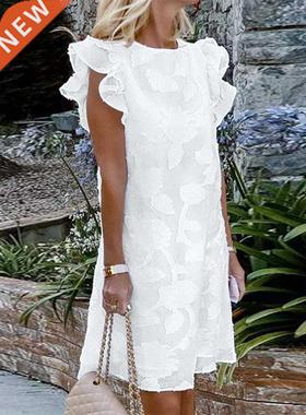 2022 ZANZEA Summer Women Sleeveless Ruffles Sundress Stylish