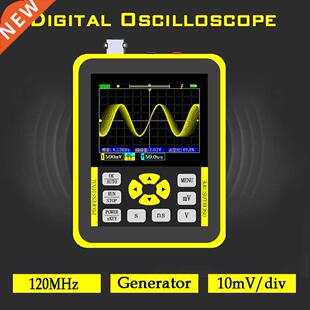 Handheld Mini Digital Oscilloscope with Color Screen 120M Ba