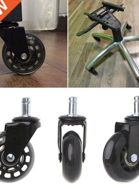 Universal 2.5 PU Rollerblade Style Office Chair Wheels Repl