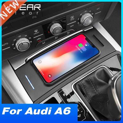 Vtear Car QI Wireless Charger For Audi A6 C7 A7 2012 2018 A