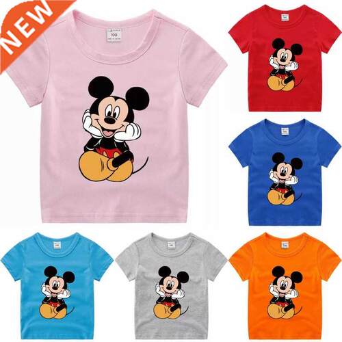 Minnie Mickey T-irt Summer Cartoon Print Baby Boy ort Sl