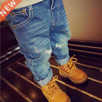 2-6T Jeans For Boys Toddler Kid Baby Spring Clothes Holes Lo