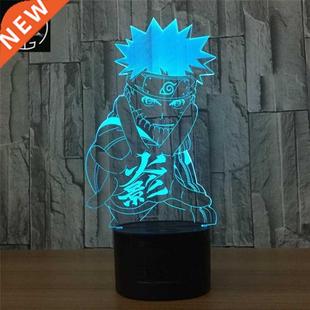 3D Lamp Anime Naruto Sasuke LED Night Light Action Figure 7