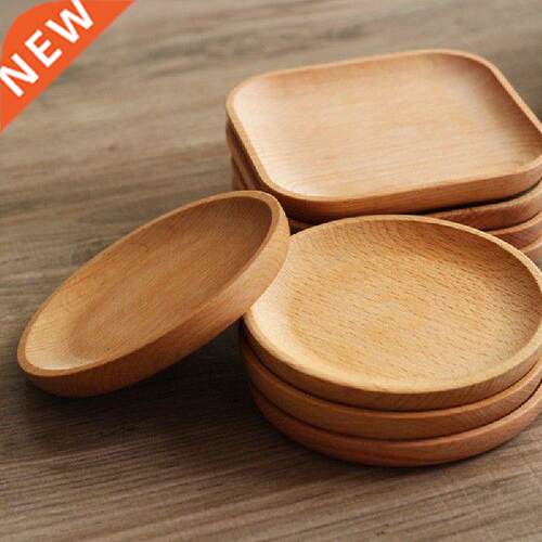 Wood Serving Plate, Wood Square & Round Serving Tray, Fruit