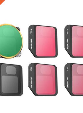 6pcs Sunnylife for DJI Mavic 3 Lens Filters MCUV+CPL+ND4+ND8