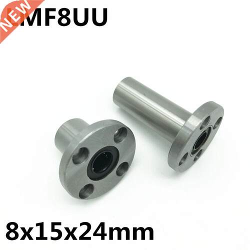 2pcs LMF8UU LMF8 flange ball bearing Used for 8mm linear gui