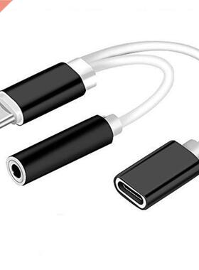 2 in 1 Type-C to 3.5mm Jack AUX Cable For Xiaomi Huawei Sums
