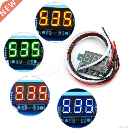 Mini LED 0-999mA DC 4-30V Digital Panel Ammeter Amp Ampere M