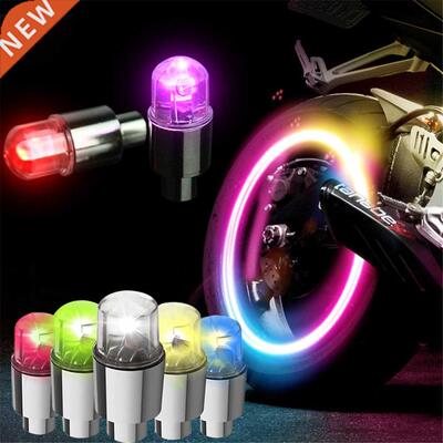 Tyre Valve Caps Light Bicycle Lights Motion Sensor LED Light