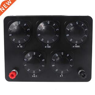 New 0-9999.9 Ohm Variable Resistance Box Decade Resistor Exp