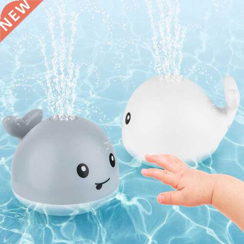 Baby Bath Toys Electric Induction Water Spray Whale with
