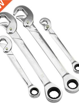 Multi-function Hook Head Fast Ratchet Wrench Plum Blossom Un