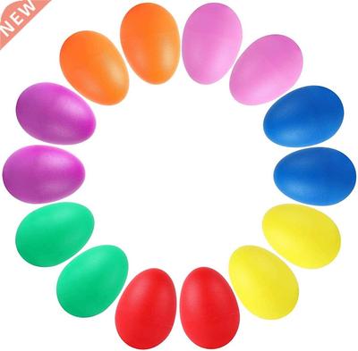 20pcs Plastic Percussion Maracas Shaker Musical Sound Egg C