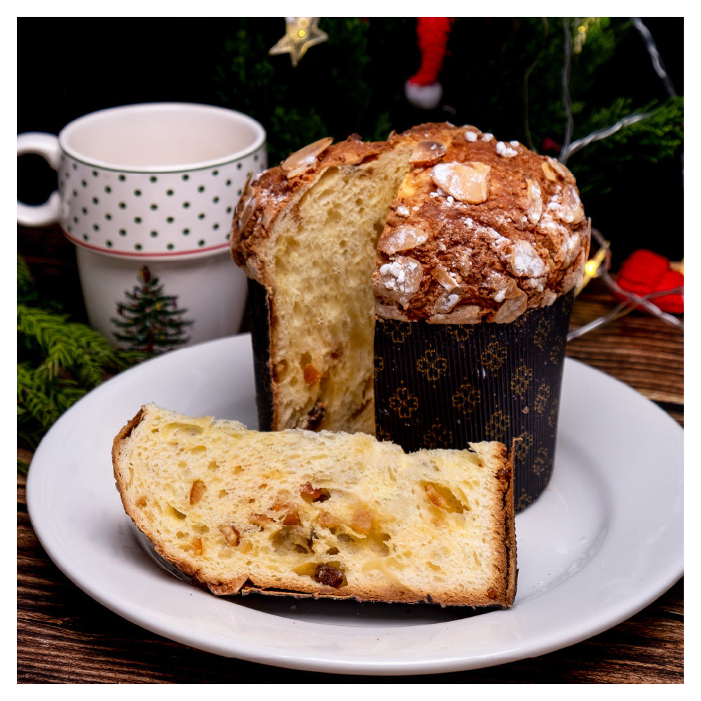 宿咕潘娜托尼欧式黄油糕点传统意大利圣诞节蛋糕面包点心礼盒装