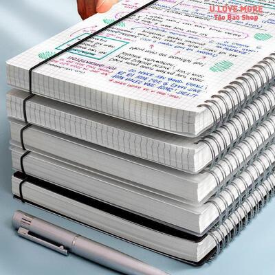 160 Pages Thickened Simple Notebook A5 Horizontal Grid Book