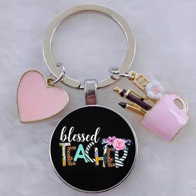 Blessed Teacher, DIY Teachers Day Gift Keychain Thank You
