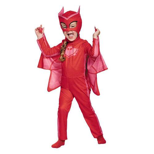 Unisex Girls Super Owl Hero tuta Fancy Dress Cosplay Cat
