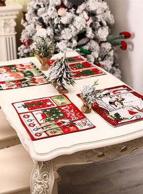 Christmas Christmas Placemat Family Dining Table Atmosphere