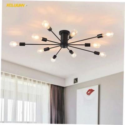 Semi Flush Mount Ceiling Lights Black Sputnik Ceiling Light