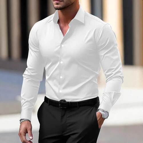 White Shirt Men