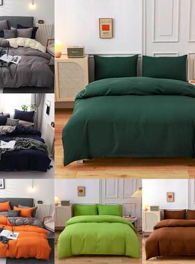 Cotton Bed sheets set duvet quilt cover pillow cases 四件套