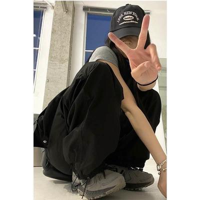 Vintage Cargo Pants Baggy Jeans Women Fashion 90s Streetwea