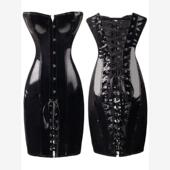 strapless tied buttocks Sexy short skirt性感抹胸绑绳包臀短裙