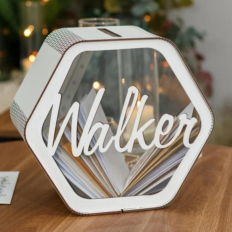 婚礼卡盒木制问候信封卡盒为客人接待周年新娘婚礼装饰结婚礼物