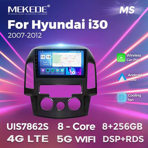 适用于Hyundai i30 2007-2012现代 I30安卓智能车载导航仪carplay