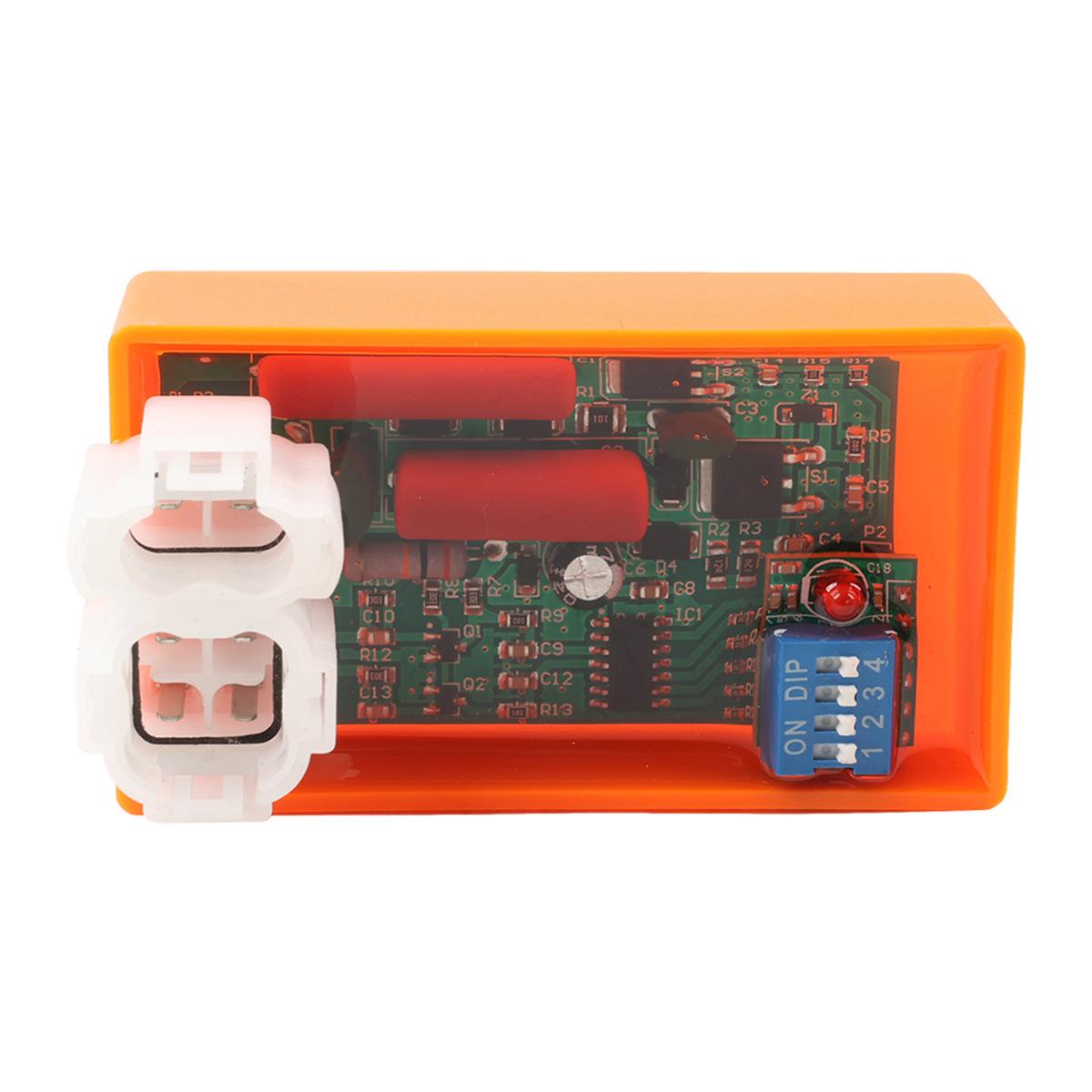 摩托车点火器 GY6 125 GY200 带DIP拨码开关 6针直流/交流 CDI