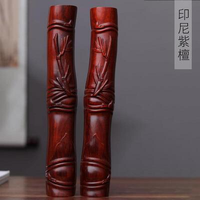 印尼紫檀节节高升款文玩镇尺 规格4.2×24.2×2.5文房礼品厂