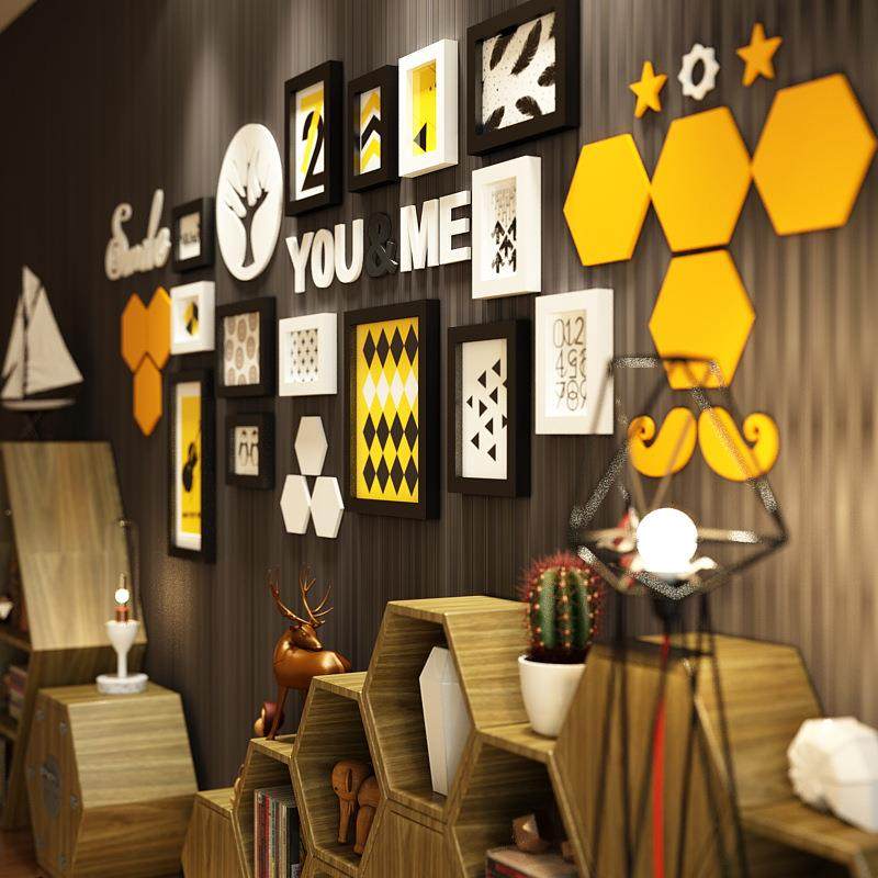 包邮【金零点2447】菲伦蒂诺实木相框墙创意照片墙,家居饰品,DIY亲子装饰画,淘宝优惠券,粉丝福利购,淘宝优惠卷