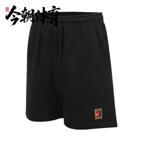 NIKE/耐克 男子短裤宽松舒适复古网球休闲运动五分裤 HM6769-010