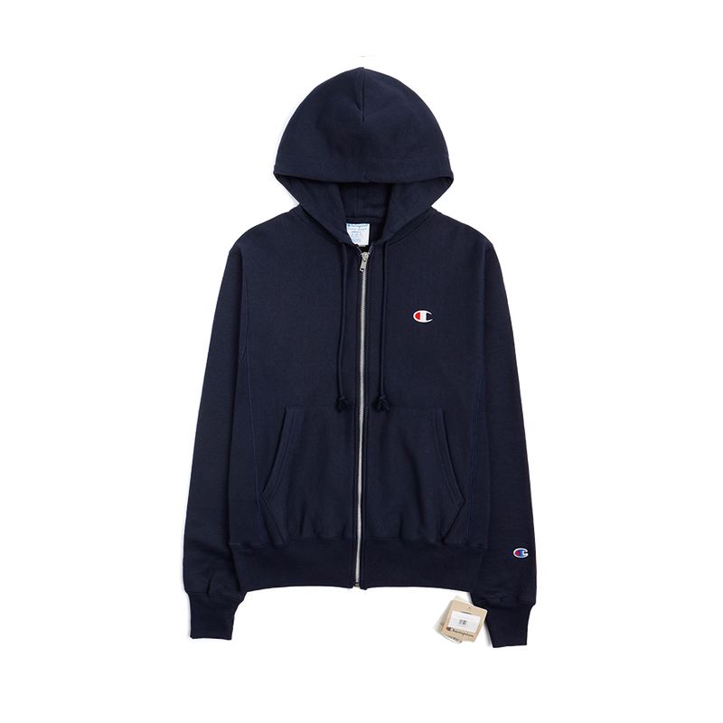 champion冠军卫衣男加绒情侣宽松休闲开衫连帽拉链外套上衣潮春秋