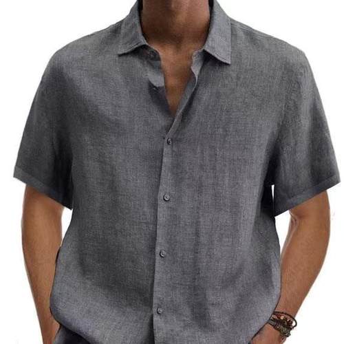 new mens shirt solid color oversize casual loose plus size