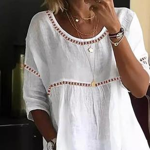 temperament loose woman shirt fashion elegant casual