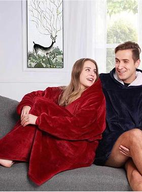 winter wearable blankets soft warm blanket hoodie