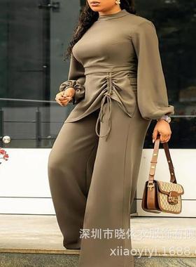 wmstar plus size women jumpsuit casual fall outfits new