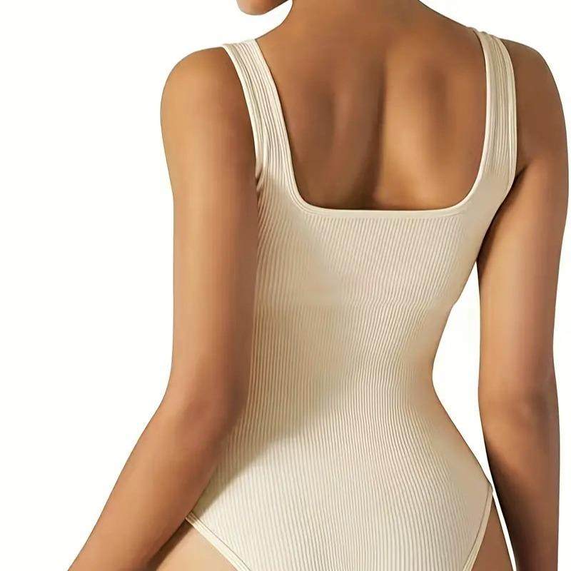 Abdomen Shaping Yoga Bodysuit Threaded Vest Triangle