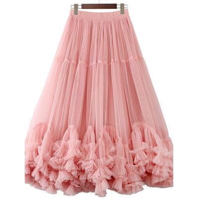 tingfly designer runway fashion mesh sheet cascading