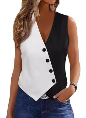 two-piece high-waisted with for placket new pants slim