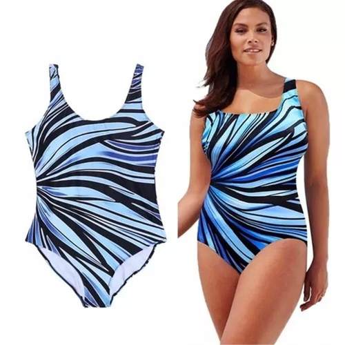 Womens Sexy High Waist Swimsuit One-Piece Bikini Plus Size