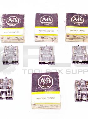 原装供应5Allen Bradley 800M-XA触点模块，300VAC，720VA，110-3