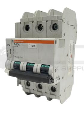 原装供应MERLIN RIN 60196 断路器 20AMP 240V 3P D20A 带 26925