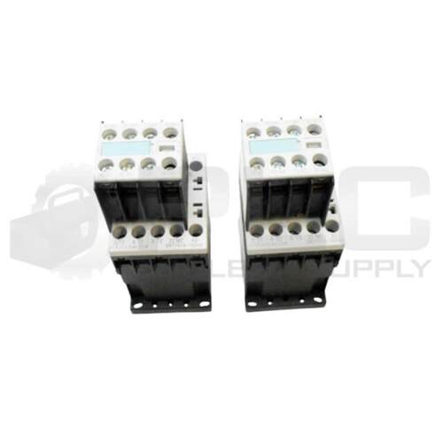 原装供应两台 3RT1016-1BB42 接触器，带 3RH1911-1FA22 辅助模块